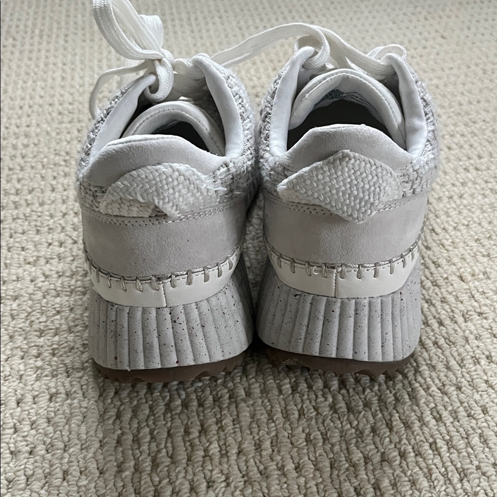 Universal Thread White Woven Platform Sneakers - image 6